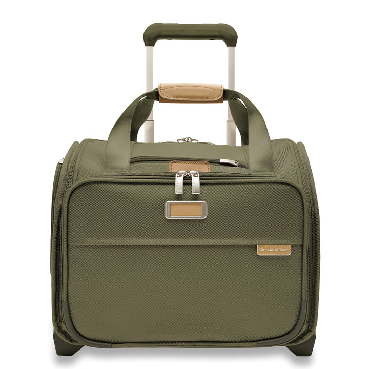 Olive Green Briggs & Riley Baseline Two Wheel Cabin Bag