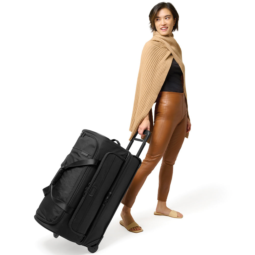 briggs & riley travel duffel bag Briggs & Riley Baseline Medium Two-Wheel Duffle – Going In Style
