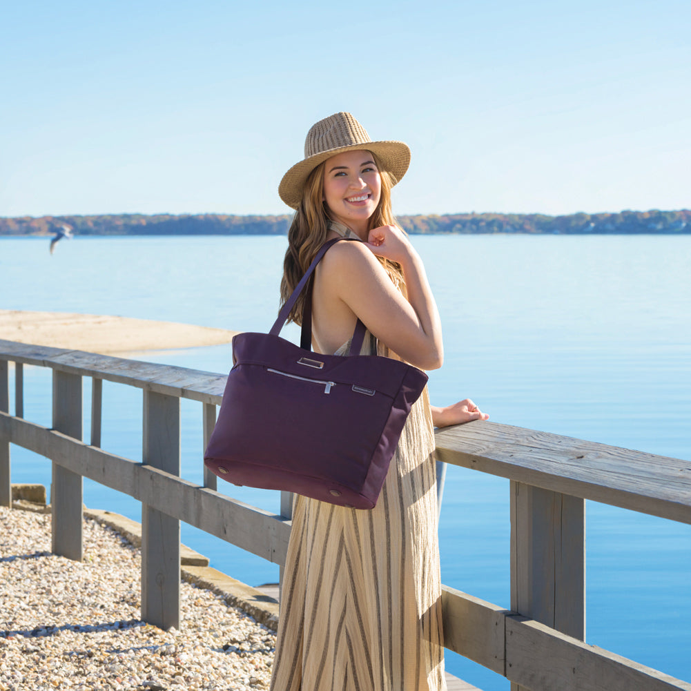 briggs & riley transcend travel tote bag rainforest Briggs & Riley Baseline Traveler Tote – Going In Style