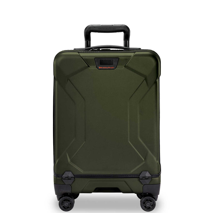 Hunter green hard shell torq international carry on suitcase