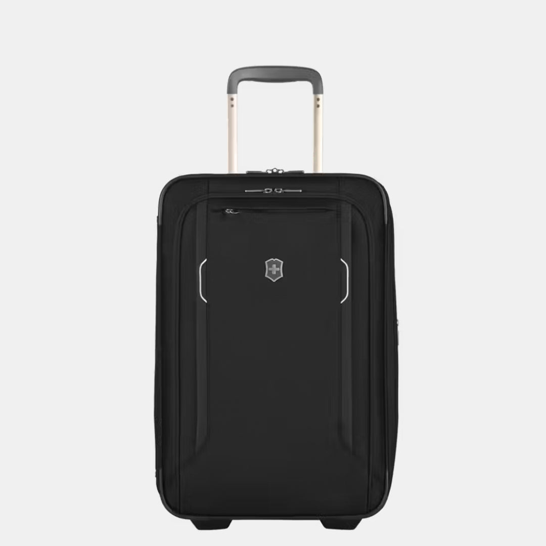 Black Victorinox Werks Traveler 6.0 Two-Wheel Softside Frequent Flyer Carry-On