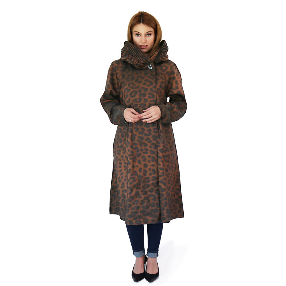 Mycra Pac Leopard Print Tea Raincoat