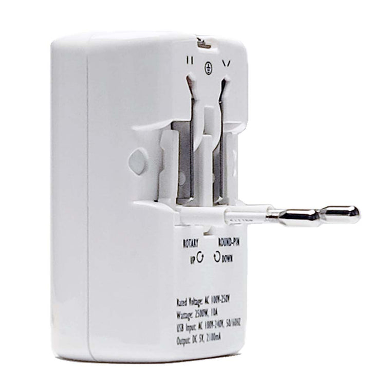 Universal Travel Adapter with USB Port