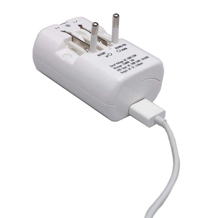Universal Travel Adapter with USB Port