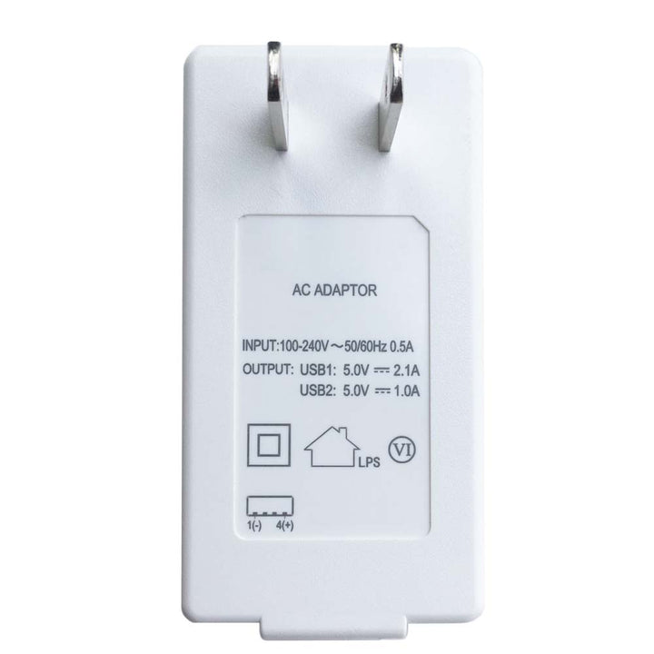 United States / Japan Dual USB Nongrounded Travel Adapter