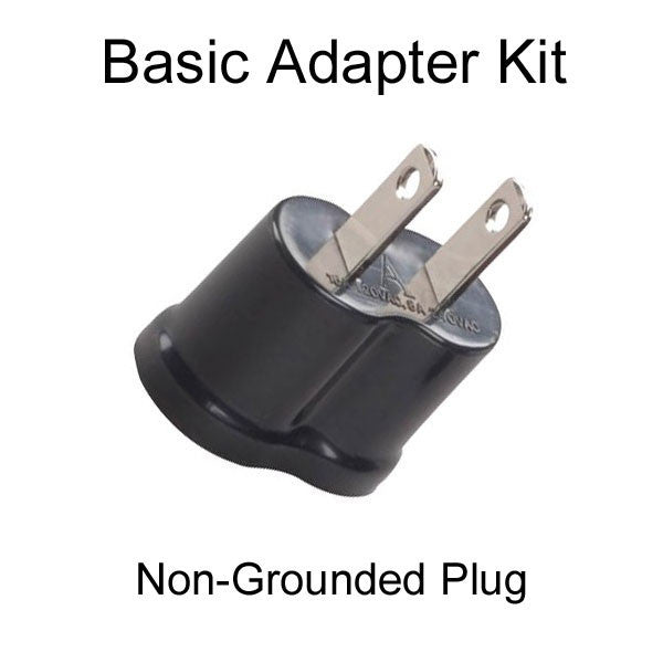 Back View of Grounded Adapter Plug