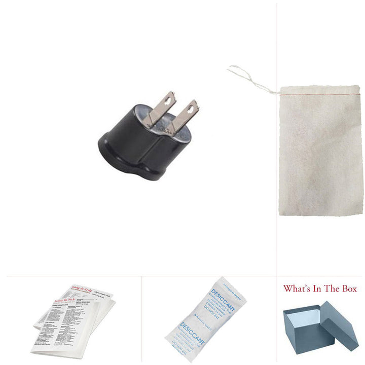 Going In Style Adapter Plug America to Japan Non Grounded A Polarized