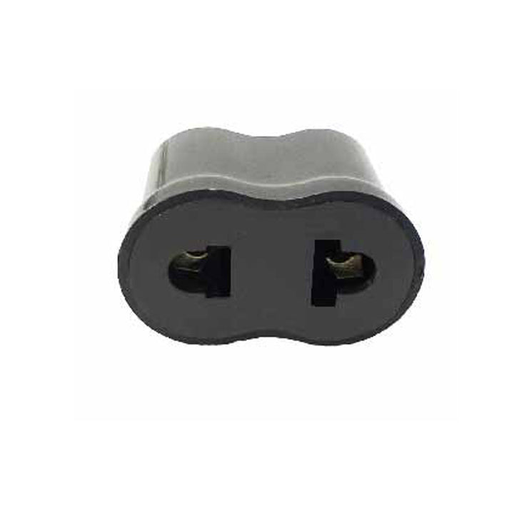 Back of Nongrounded China Adapter