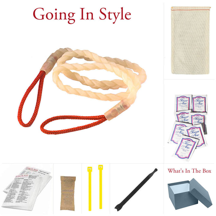 Whats In The Going In Style Box Clothesline Kit with Detergent