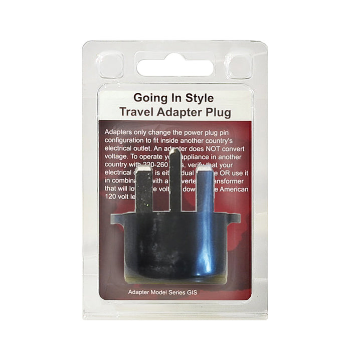 Adapter Plug America to United Kingdom Non Grounded D Polarized