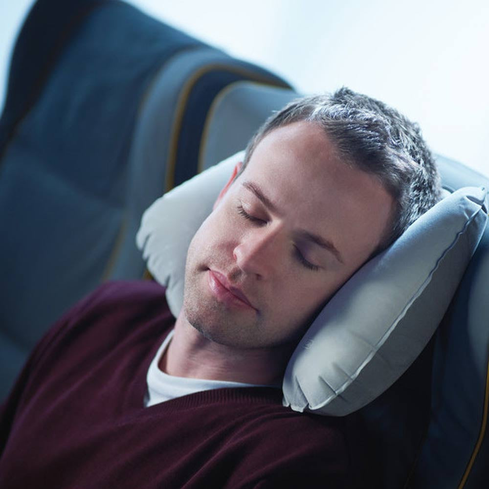 The Snoozer Inflatable Neck Pillow Design Go