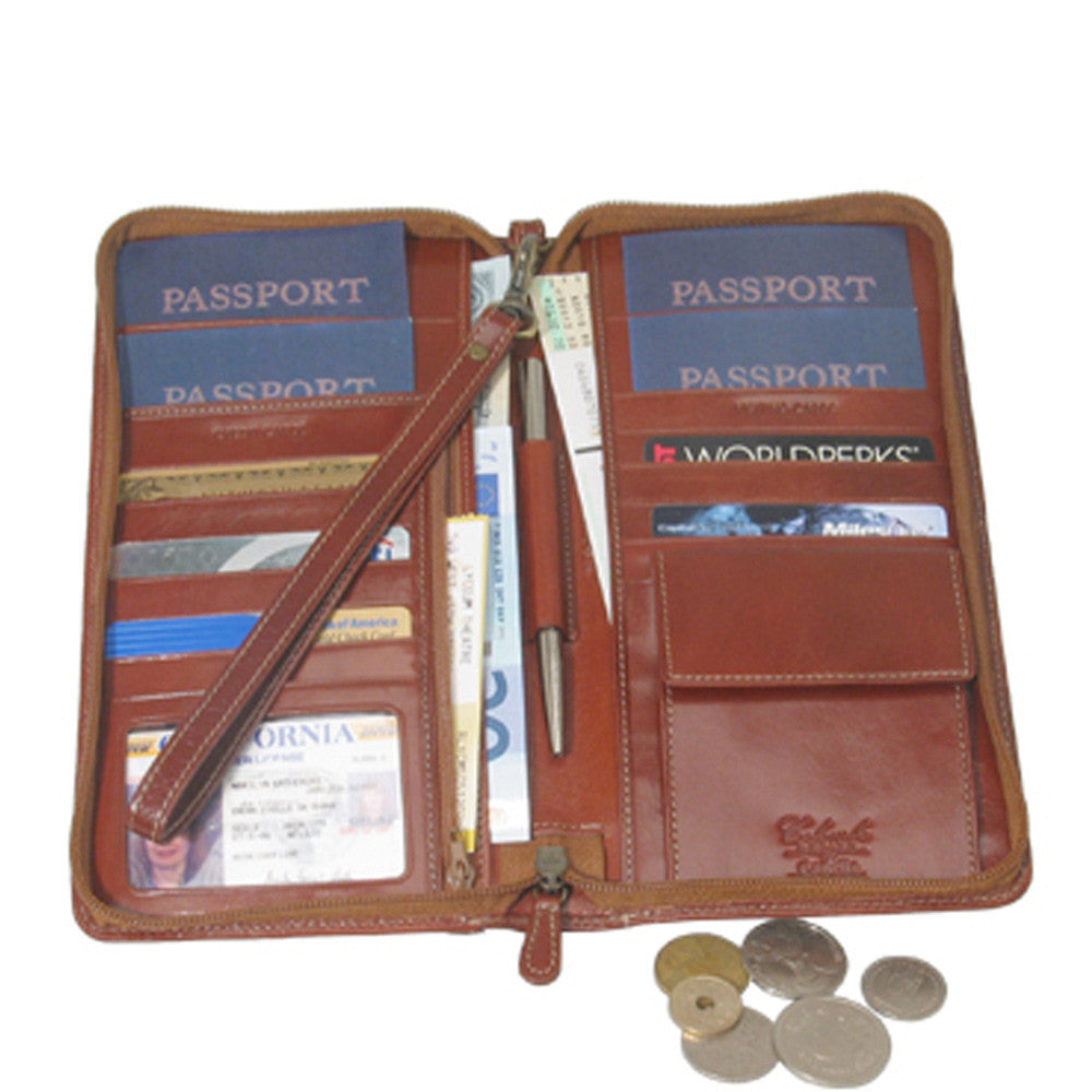 Passport organizer family top