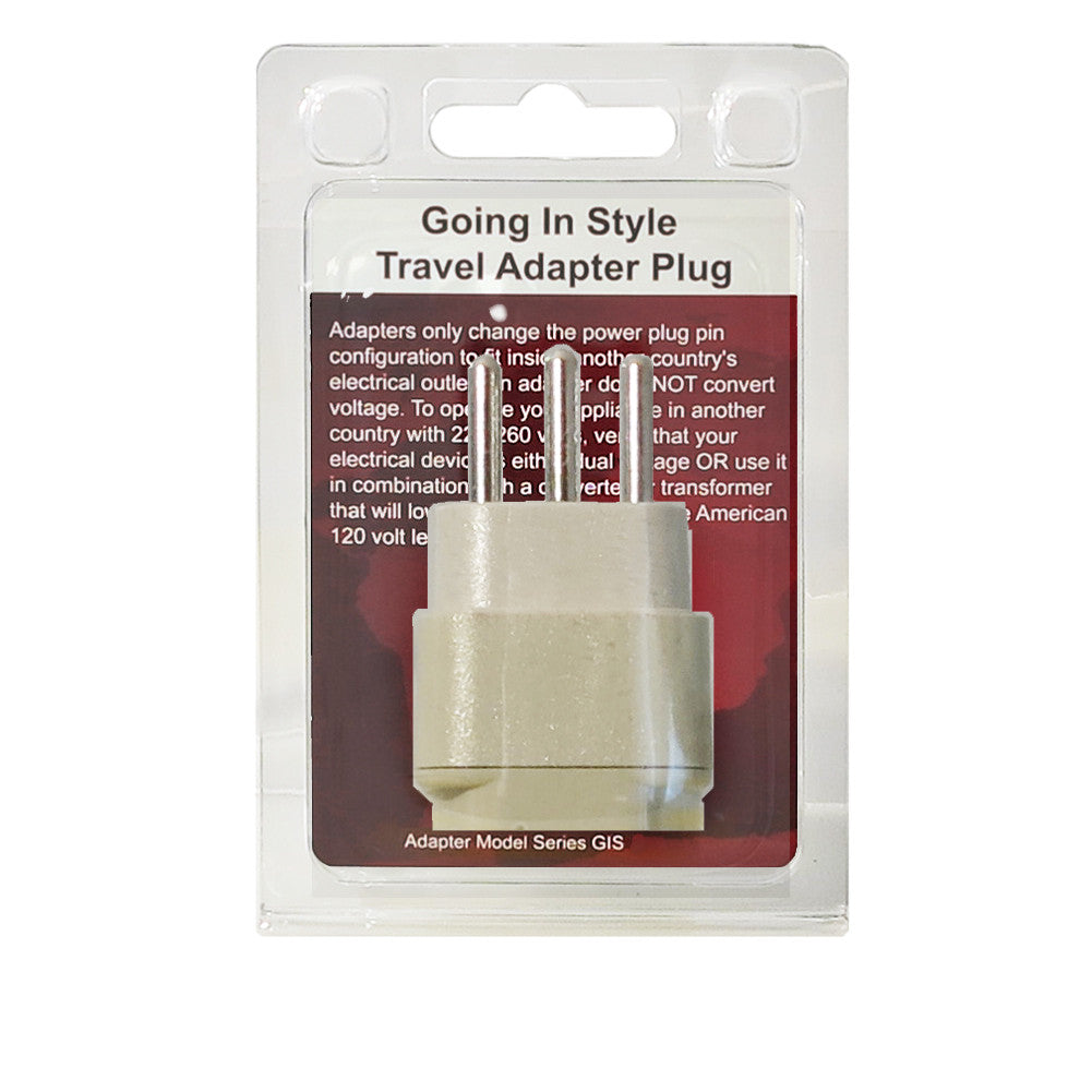 Switzerland Grounded Adapter GUS Packaging