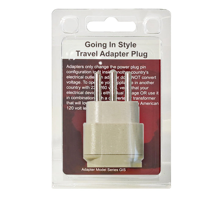 Switzerland Grounded Adapter GUS Packaging