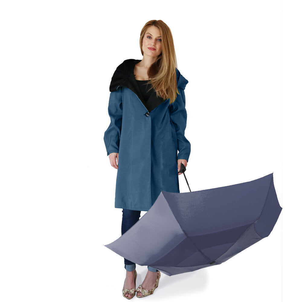 Mycra pac reversible hooded raincoat and bag hot sale