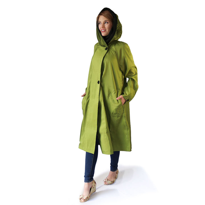 Tea Mycra Pac Dona Grass Coat with Hood