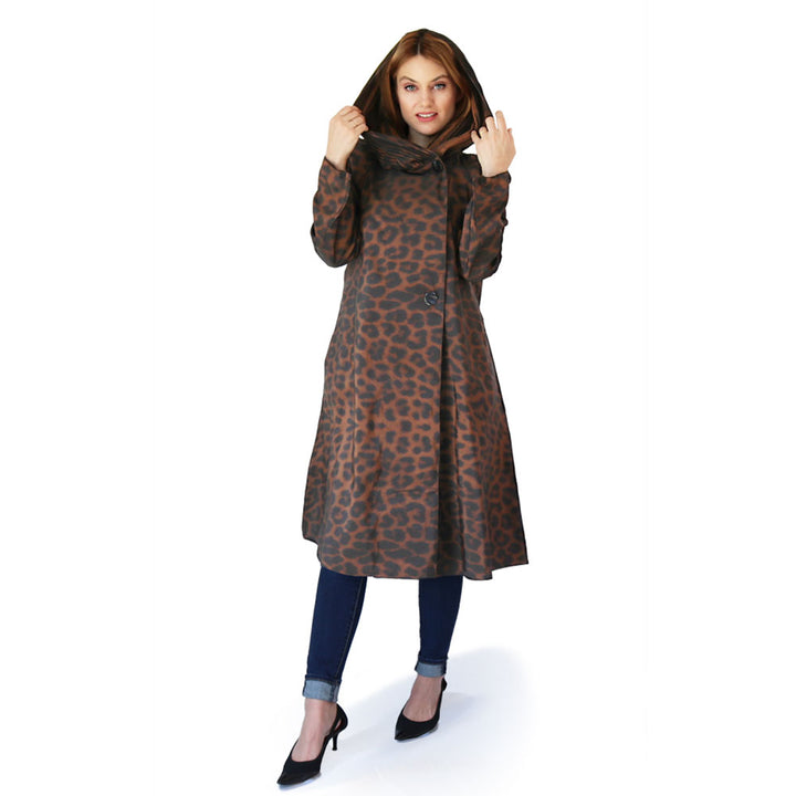 Leopard Raincoat Donatella Mycra Pac