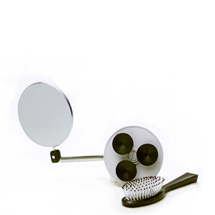 1 X Magnifying Mirror with Suction Cups to Attach to Bathroom Tile