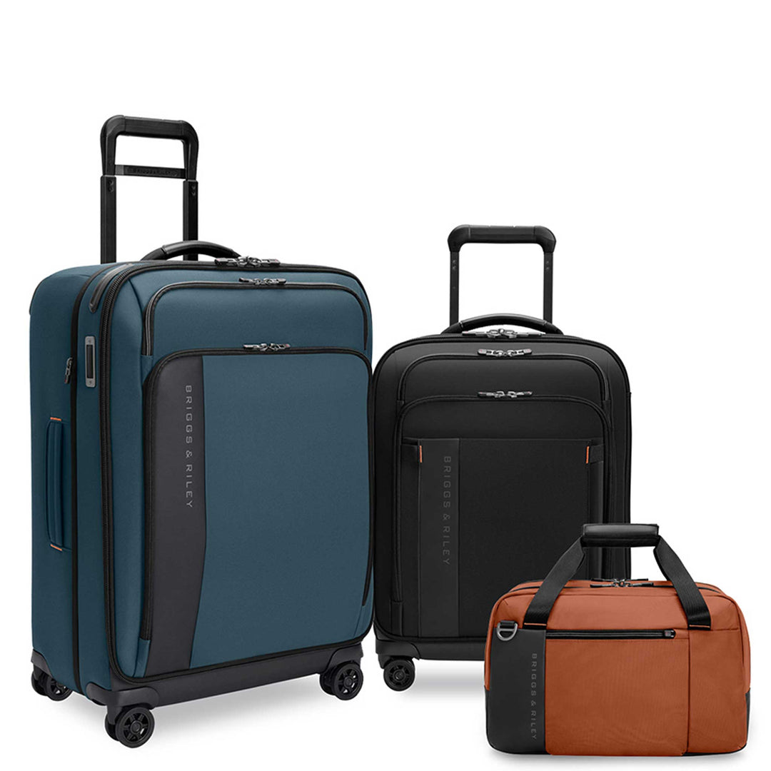 ZDX Collection Checked Bag Carry on bag and duffel bag