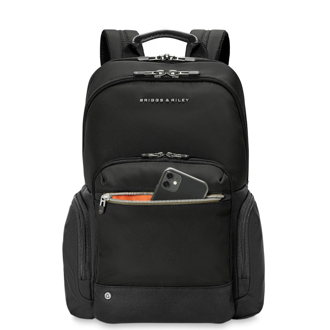 briggs riley work medium leather backpack Briggs & Riley H.T.A. Medium Cargo Backpack – Going In Style