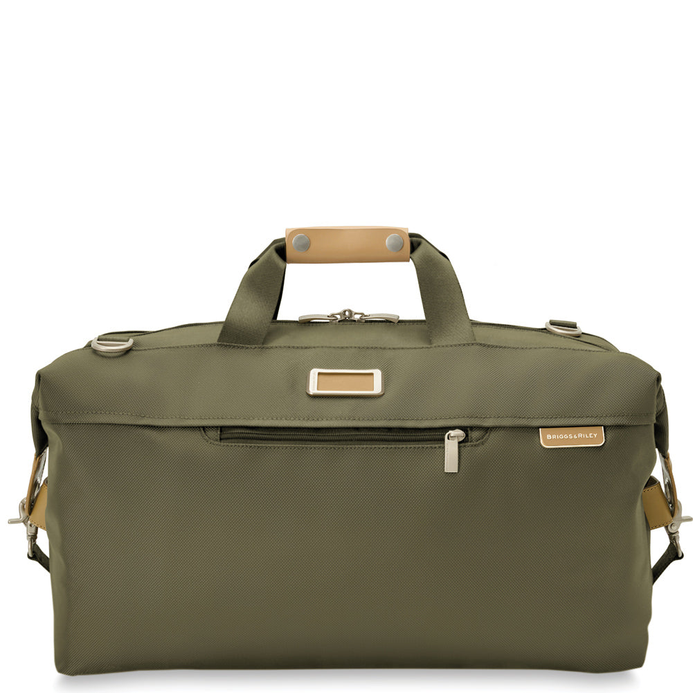 Olive Green Briggs & Riley Baseline Weekender Duffle