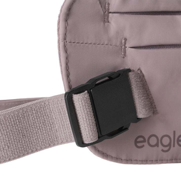 Eagle Creek Undercover RFID Money Belt color Orchid closeup of strap