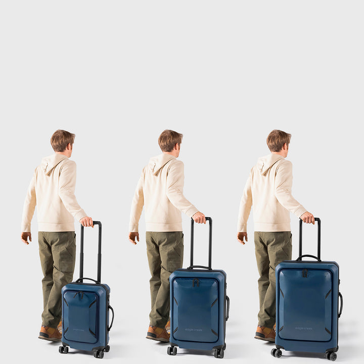 Eagle Creek Tarmac 4 Wheel Luggage In Three Different Sizes with Model