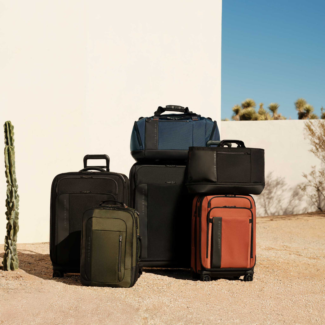 ZDX luggage collection at a desert resort