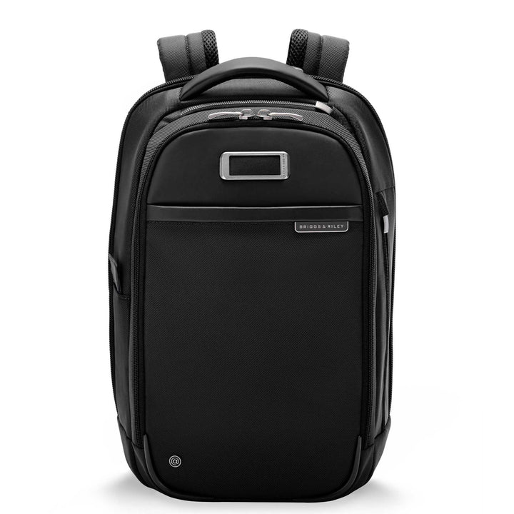 black Briggs & Riley @work Slim Backpack front view