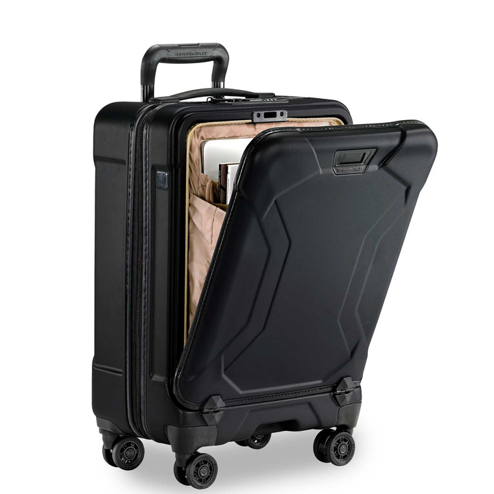 torq carry on black upright open front