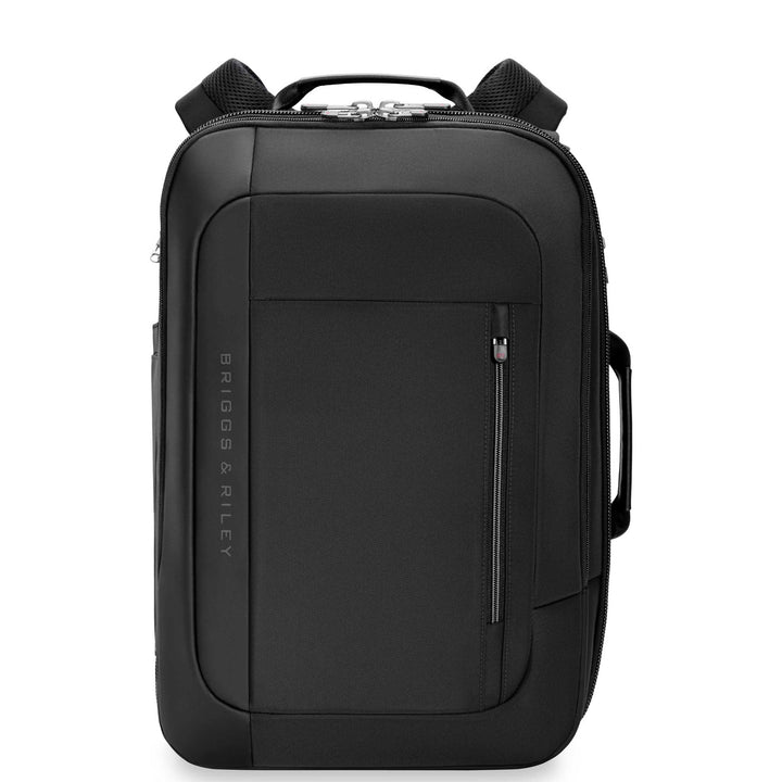 Black Briggs & Riley ZDX Medium Convertible Backpack Duffle