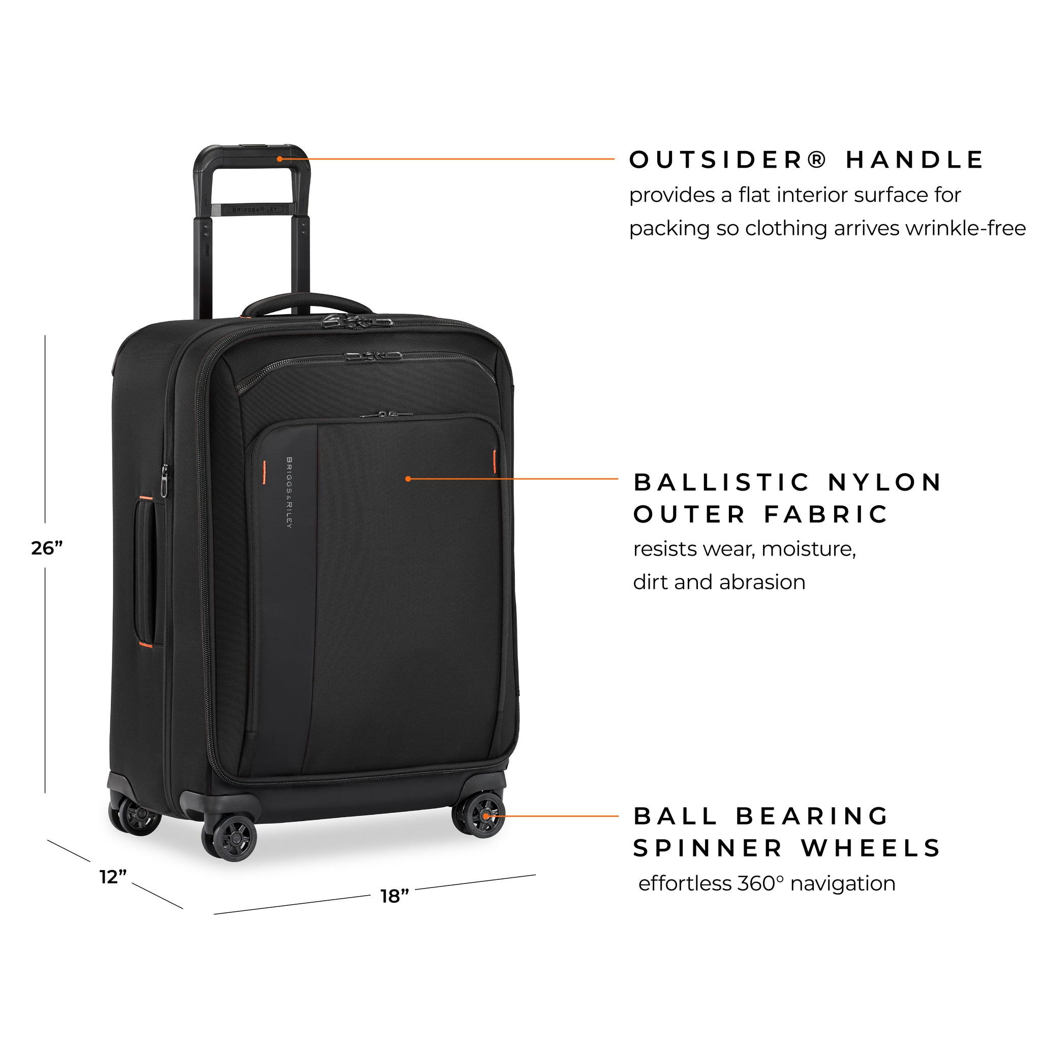 Briggs & Riley ZDX Medium Expandable Spinner – Going In Style