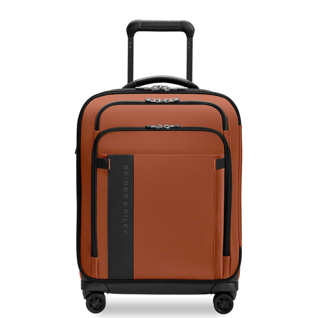 Briggs & Riley ZDX Global 21" Carry On Expandable Spinner Canyon Orange