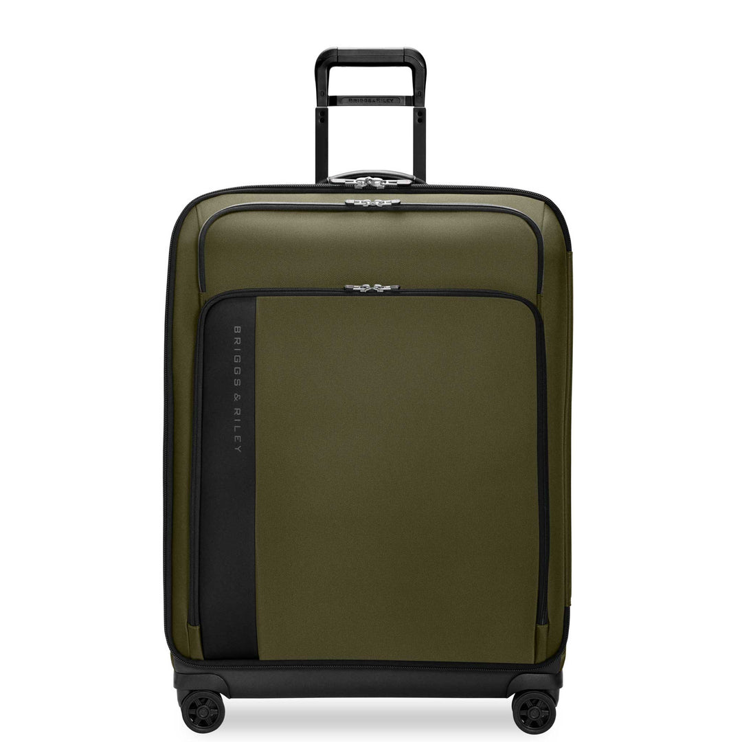 Hunter Olive Green Briggs & Riley ZDX Large Expandable Spinner