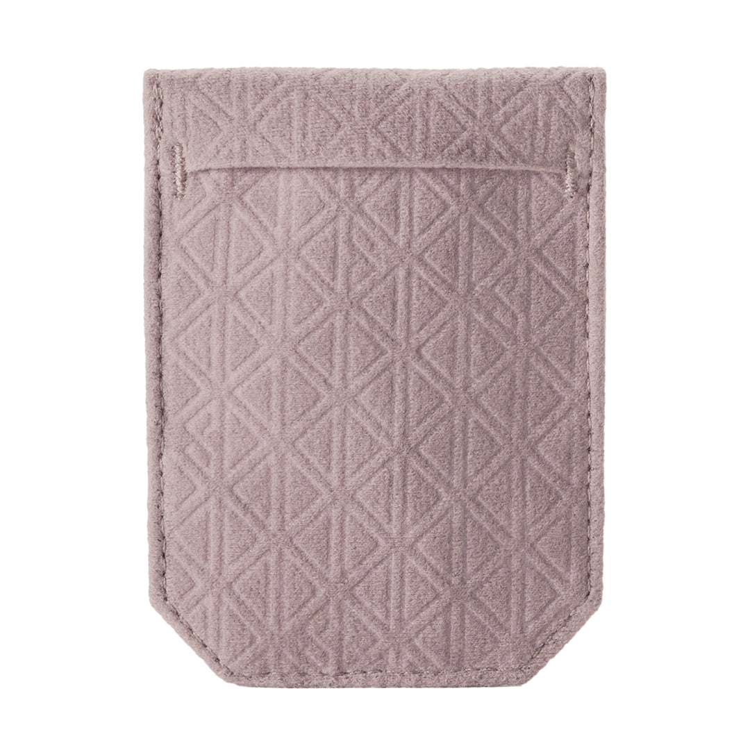 Eagle Creek Undercover RFID Bra Pouch Back side of orchid pink color with soft fabric