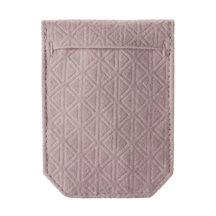 Eagle Creek Undercover RFID Bra Pouch Back side of orchid pink color with soft fabric