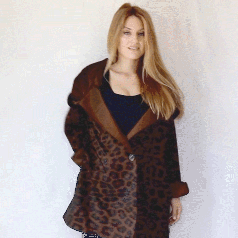 Mycra Pac Raincoat Mini Donatella Leopard