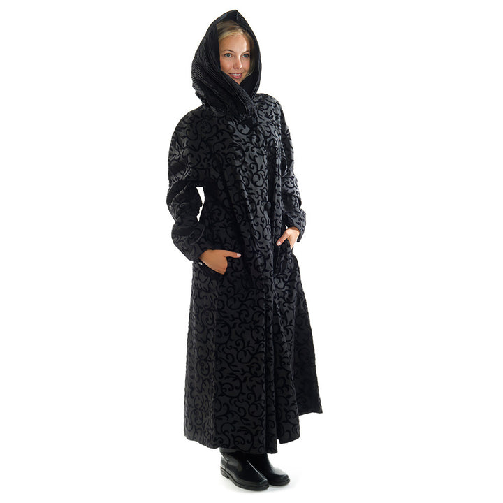 Mycra Pac Long Scroll Coat with Hood