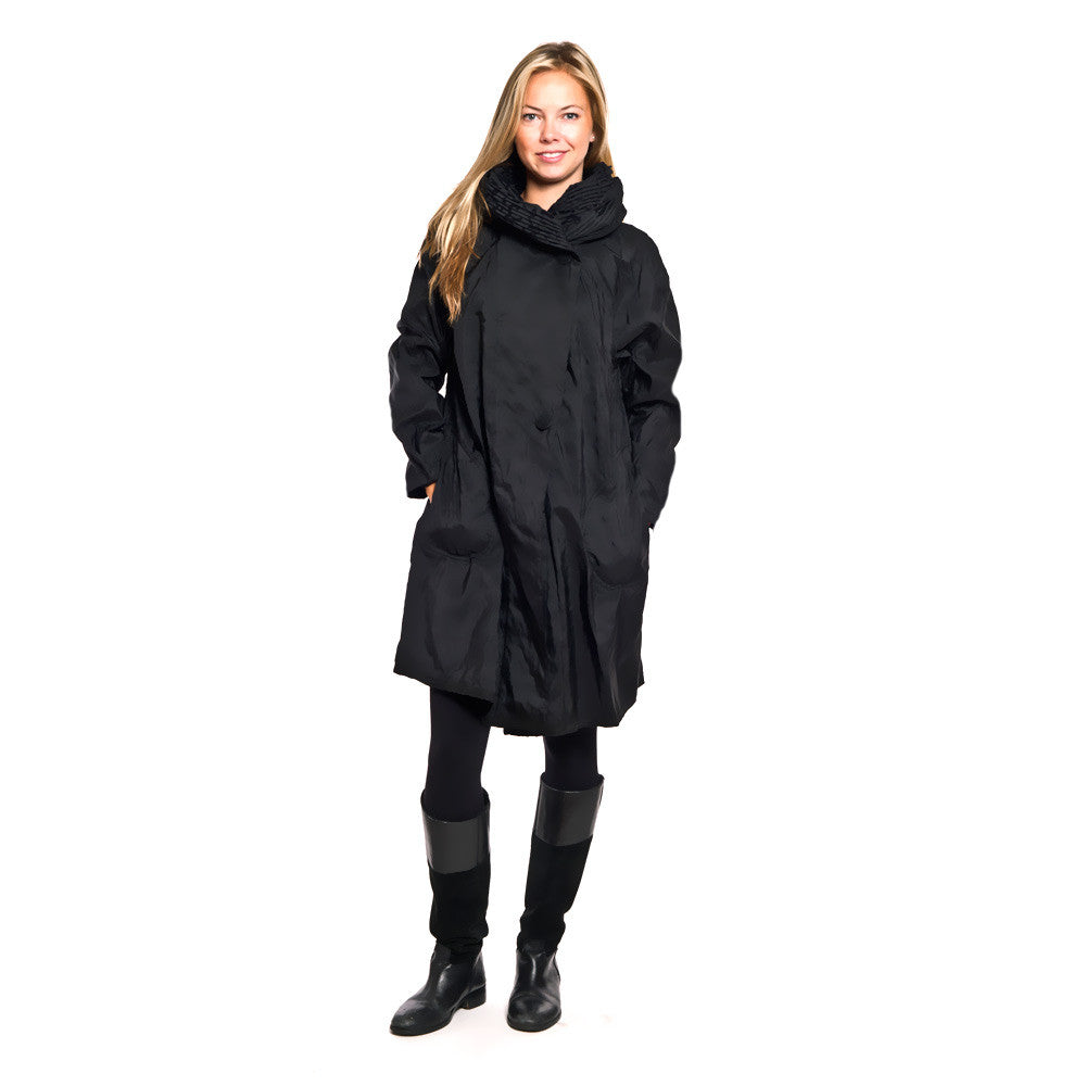 Mycra Pac reversible hooded raincoat