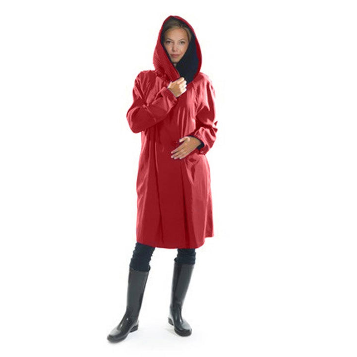 Mycra Pac coat styled with rainboots