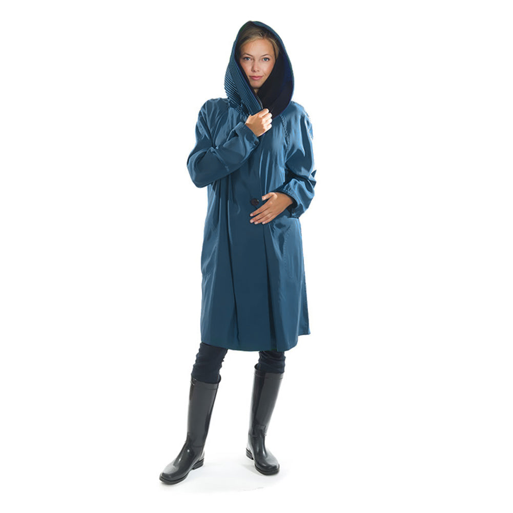 Short Sapphire Mycra Pac Coat