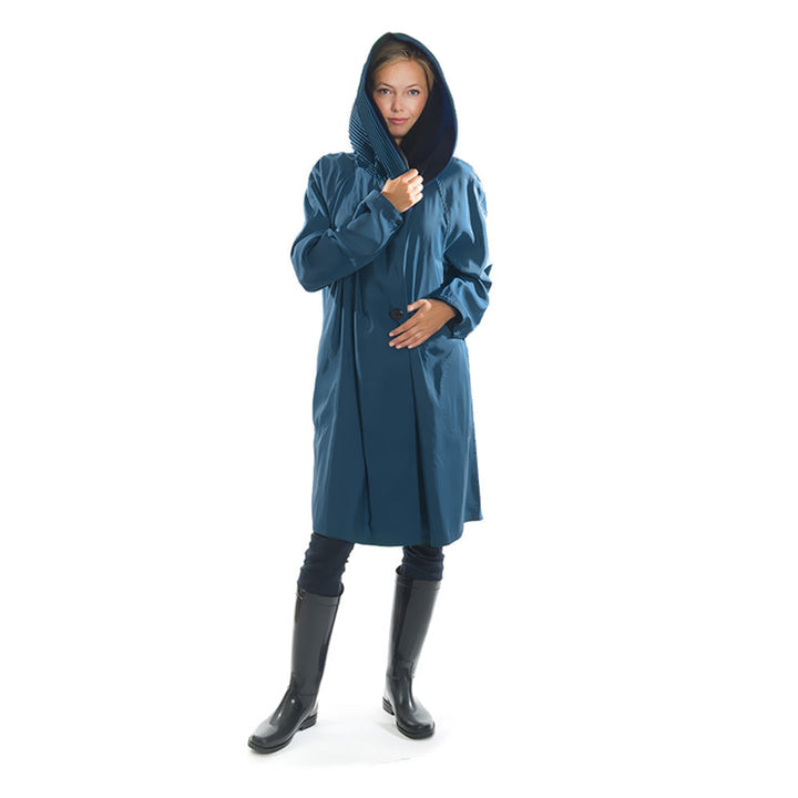 Short Sapphire Mycra Pac Coat