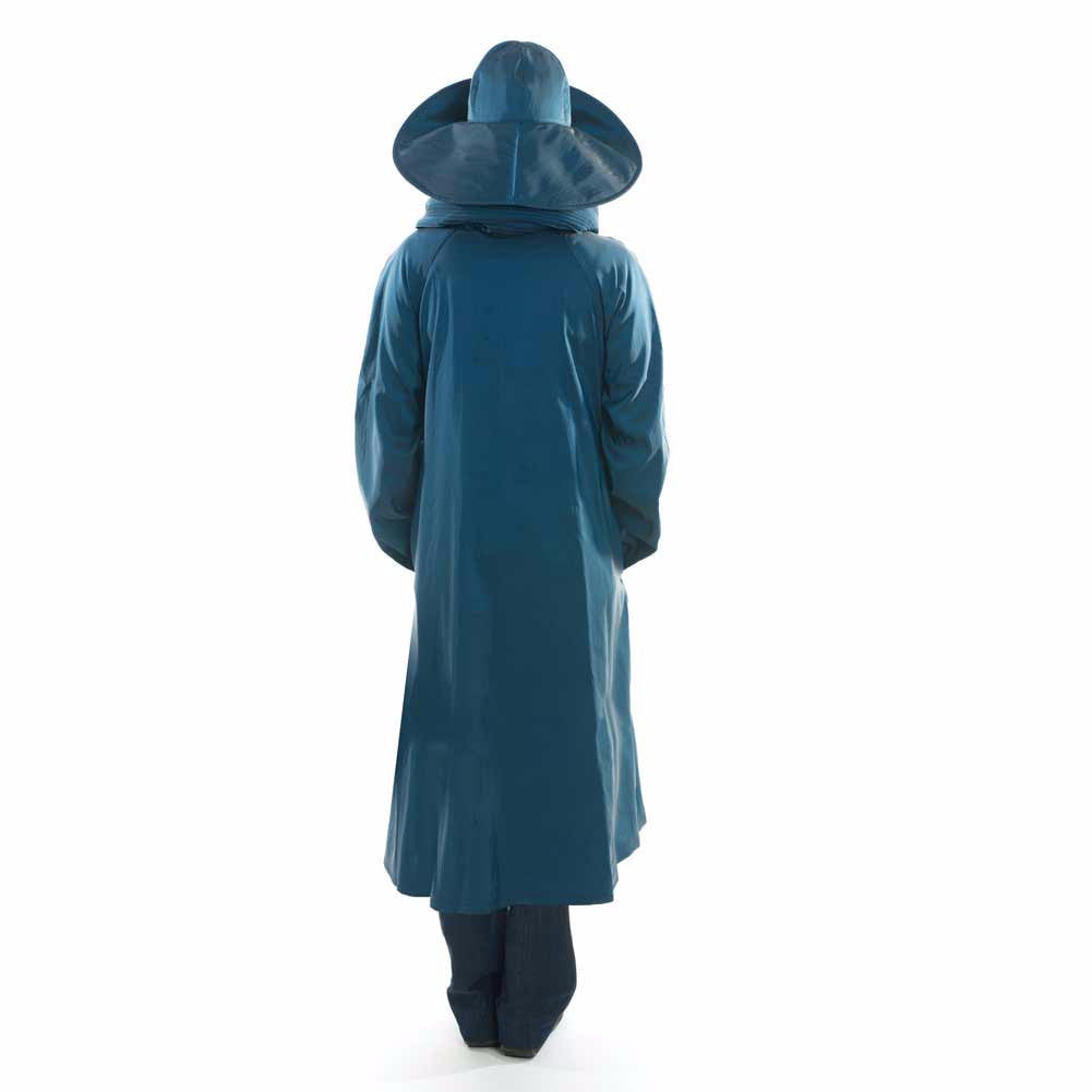 Back View of Mycra Pac Raincoat 